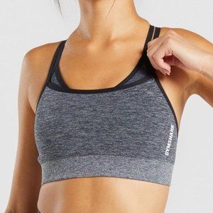 Gymshark Womens ADAPT MARL SEAMLESS SPORTS BRA